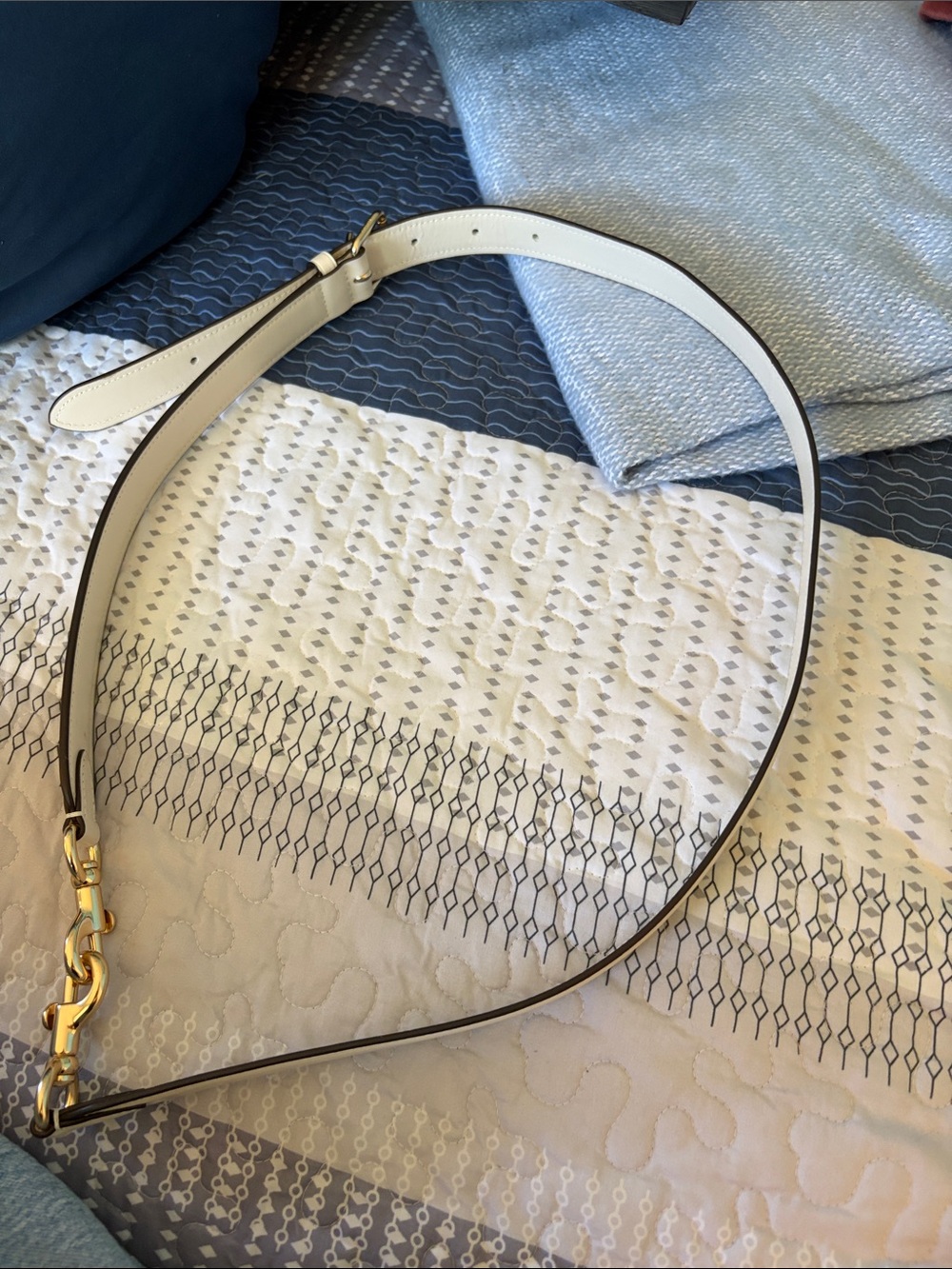 Coach light beige Crossbody Strap—NWOT